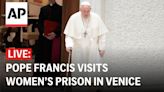 LIVE: Pope Francis visits the women’s prison in Venice ahead of Biennale