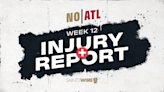 Saints upgrade three starters on Week 12 injury report vs. Falcons