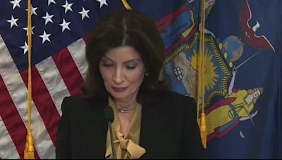 Is New York Gov. Kathy Hochul considering sending in the National Guard to respond to on-campus protests?