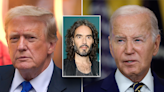 Russell Brand: If it's a choice between Trump or Biden, only one candidate will protect democracy and freedom