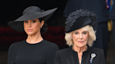 Camilla tried to "help Meghan adjust" to "restrictions of royal life"—book