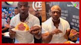 Terry Crews publica vídeo comendo sanduíche de mortadela em SP