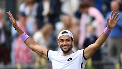 Matteo Berrettini improves his ATP ranking