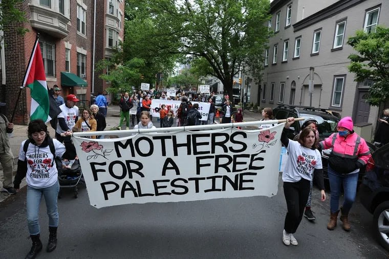 Philly parents march in support of Palestine on Mother’s Day