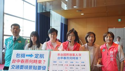 台中機場疫後復甦最慢春燕不來 議員籲增加定期航班優化景點