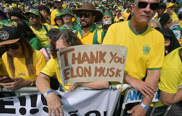 Brazil’s X ban drives outraged Bolsonaro supporters to rally for ‘free speech’