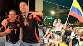 Ryan Castro festejó empate de Selección Colombia con 'Mane' Díaz y hasta dio 'concierto'