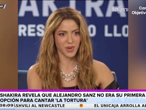 Shakira confiesa que Alejandro Sanz no fue su primera opción para 'La Tortura': este grupo le dijo que 'no'