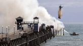 Firefighters still working on destructive fire at historic Oceanside pier