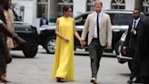 Meghan and Harry arrive at State Governor House in Lagos