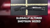 Illegally altered shotgun seized after drive-by shooting suspects arrested