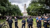 Police again detain pro-Palestinian protesters setting up camp at UT Austin | Houston Public Media