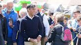 Rishi Sunak visits village fete on home soil after D-Day events criticism