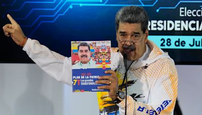 Imágenes del presidente Nicolás Maduro dominan la boleta electoral de Venezuela