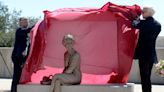 Nancy Reagan statue unveiled at Reagan library in Simi Valley, celebrating centennial