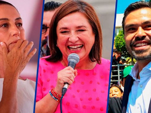 Cierre de campañas: ¿Cuándo y dónde serán los últimos eventos de Sheinbaum, Xóchitl y Máynez?