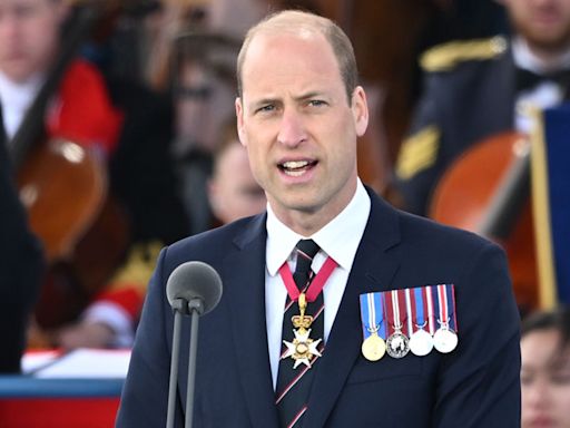 Prince William Gives Update on Kate Middleton at D-Day Event