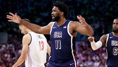 French fans boo Embiid during Team USA's win