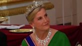 Sophie, Duchess of Edinburgh dons regal tiara for glitzy state banquet