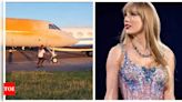 Just Stop Oil activists target Taylor Swift's jet as they spray paint planes at Stansted Airport - WATCH | - Times of India