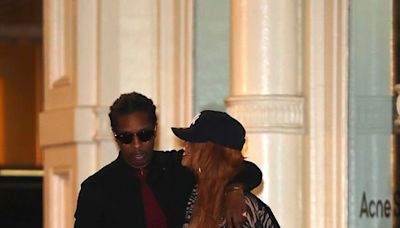 Rihanna cozies up to A$AP Rocky while taking a stroll in NY