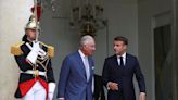 Watch as King Charles and Queen Camilla attend state banquet at Versailles