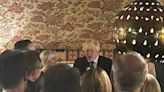 Boris Johnson praises Nadine Dorries's 'balls' at book launch