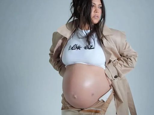 Kourtney Kardashian dejó ver la cicatriz de la cirugía que salvó la vida de su bebé antes de nacer