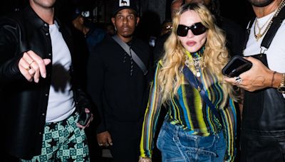 Madonna and Flavor Flav Hit New York Fashion Week