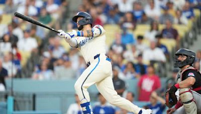 Pages' homer caps 6-run 1st inning as Dodgers defeat Guardians 7-2