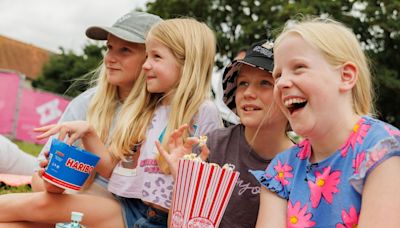 Clarks Village open-air cinema draws and wows crowds