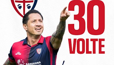 El Cagliari agradece a Lapadula por ayudarlos a salvar la categoría en Italia