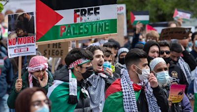 Estudiantes de Oxford y Cambridge acampan en apoyo a Gaza