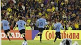 1-0. Un tanto del central González rompe la paridad entre Uruguay Colombia