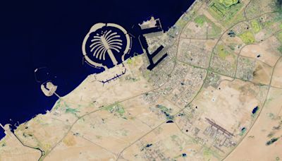 UAE floods shown in incredible before-and-after satellite photos