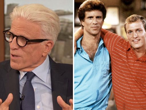 Ted Danson tells Drew Barrymore that Woody Harrelson was once a no-show to 'Cheers' set because he was watching the Berlin Wall come down