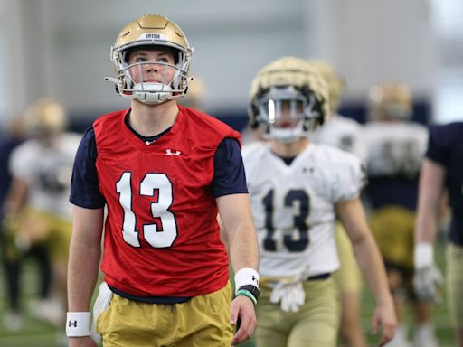 Notre Dame Quarterback Riley Leonard Health Update