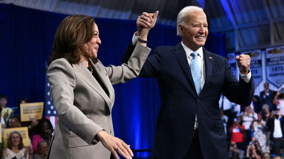 Biden becomes a top Harris surrogate as they split up on the campaign trail