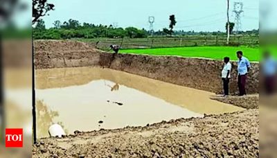 Pratapgarh sets record for 2,017 farm ponds in 30 days | Lucknow News - Times of India