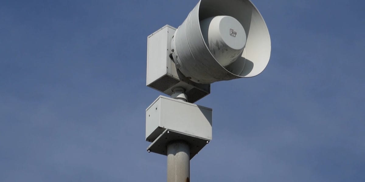 Weather siren not working in Sebree