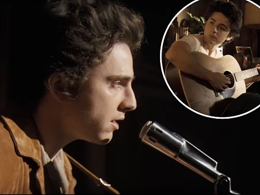 Timothée Chalamet singing as Bob Dylan in ‘A Complete Unknown’ gets mixed reviews