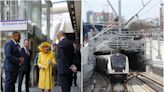 London's $25 billion railway, which took 23 years to build, hits 100 million passenger journeys since opening in May. One station is big enough to fit the city's tallest skyscraper inside.