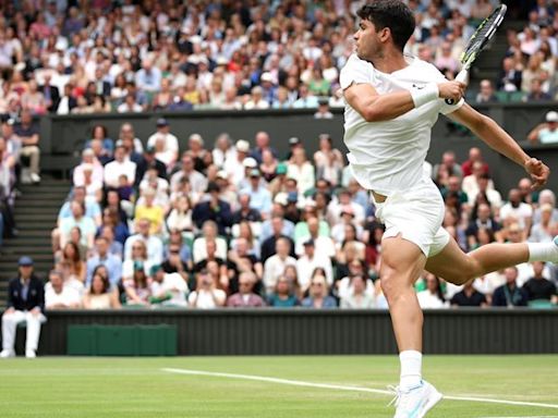 Wimbledon | Carlos Alcaraz - Frances Tiafoe, en imágenes