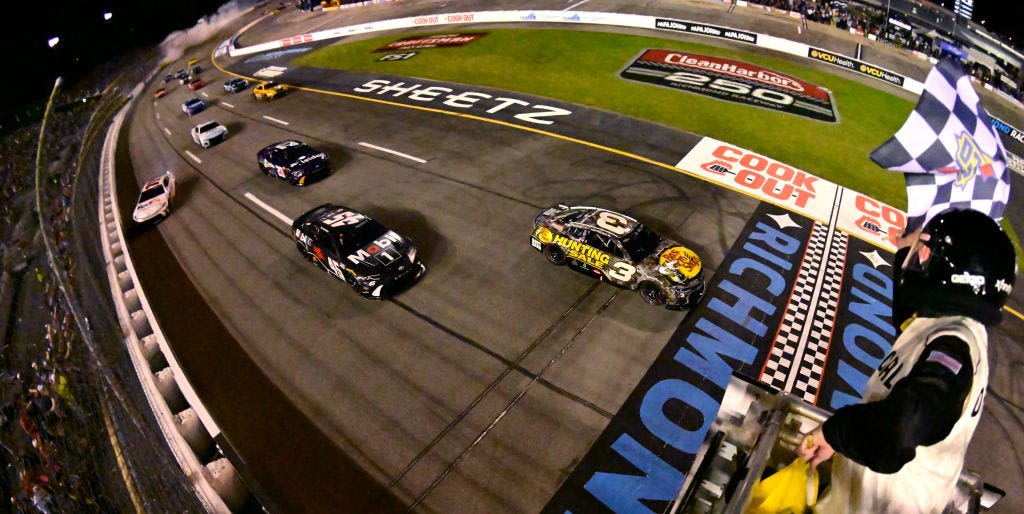 Dillon Wrecks Logano and Spins Hamlin to Win at Richmond