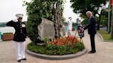 Biden pays respects to McCain memorial in Vietnam