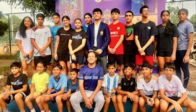 World junior squash bronze medallist Shaurya Bawa felicitated by his long-time coach