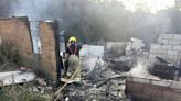 Fire destroys derelict building in Wiltshire