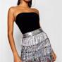 Glitter Mini Skirt