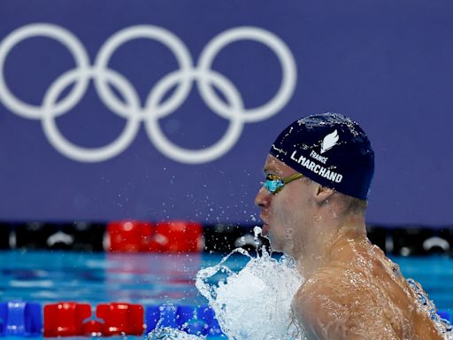 REVIEW Olympics-Swimming-'French Phelps' Marchand lived up to the hype