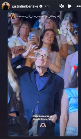 See Martin Scorsese stand up at Justin Timberlake concert: 'The G.O.A.T. came to see me'